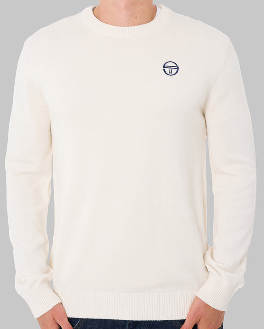 Sergio Tacchini Sergio Tacchini Crew Knit Gardenia
