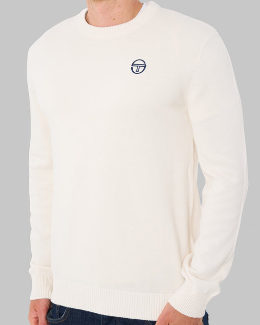 Sergio Tacchini Sergio Tacchini Jimmy Crew Knit Gardenia
