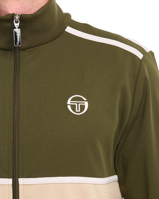 Sergio Tacchini Sergio Tacchini Locchi Track Top Dunkeloliv / Sand
