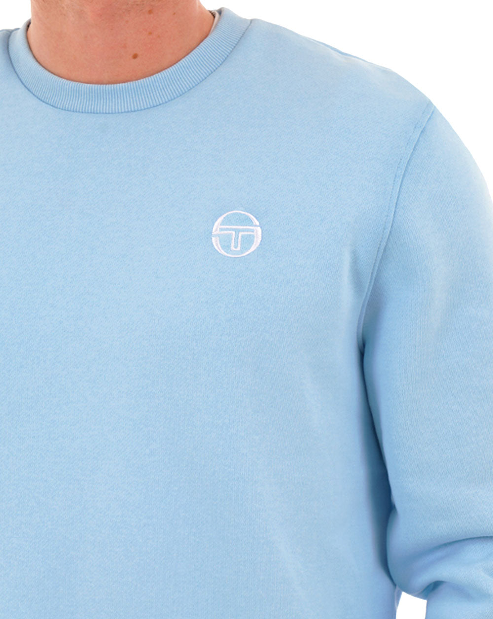 Sergio Tacchini Logo Sweat Sky Blue
