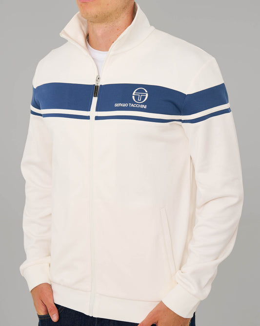 Sergio Tacchini Sergio Tacchini Masters Track Top Gardenia/Vintage Indigo