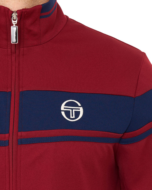 Sergio Tacchini Sergio Tacchini Masters Track Top Merlot/Navy Blue