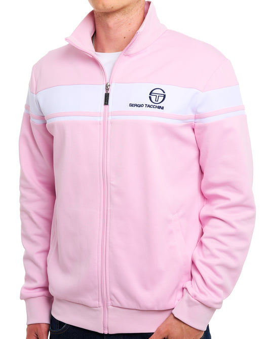 Sergio Tacchini Sergio Tacchini Masters Trainingsjacke Pink/Weiß