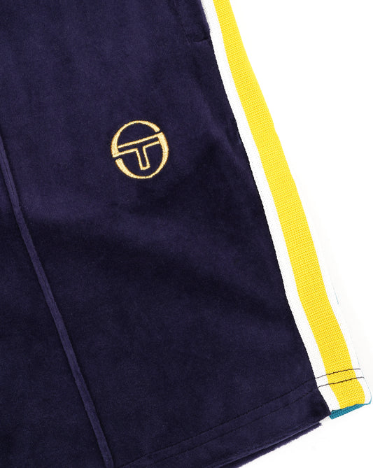 Sergio Tacchini Sergio Tacchini Monte Velour Shorts Navy Blue