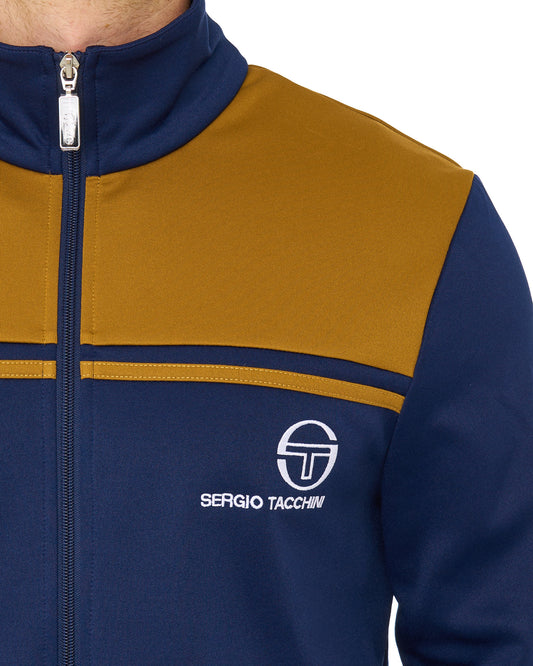 Sergio Tacchini Sergio Tacchini New Young Line Track Top Navy Blue/Golden Brown