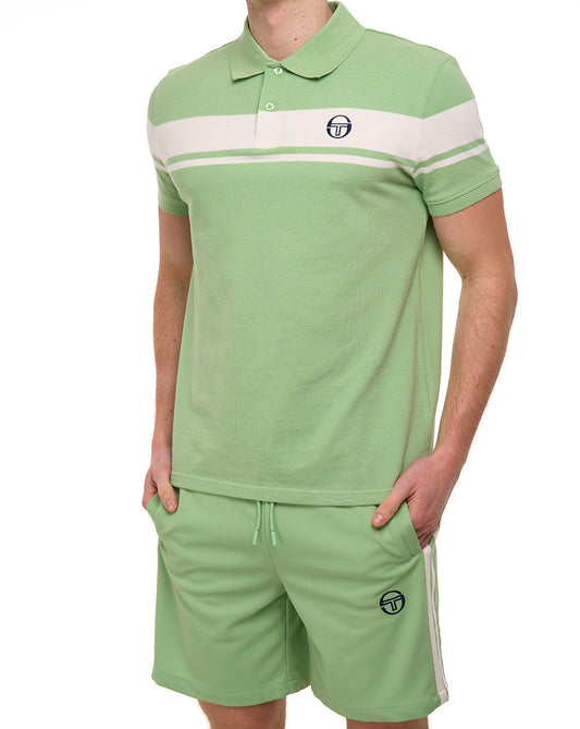 Sergio Tacchini Sergio Tacchini Young Line Poloshirt Grün/Gardenia