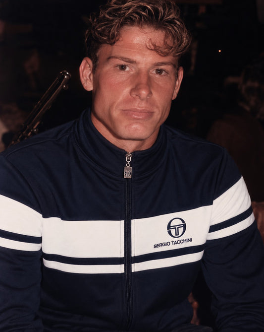 Sergio Tacchini Sergio Tacchini Masters Trainingsjacke Marineblau/Weiß