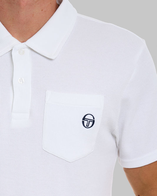 Sergio Tacchini Sergio Tacchini Pitch Pocket Polo Weiß