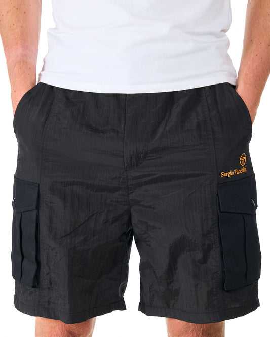 Sergio Tacchini Sergio Tacchini Santino Cargo-Shorts Schwarz
