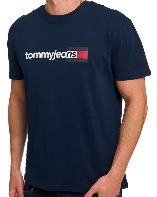 Tommy Jeans Tommy Jeans Entry DNA T Shirt Dark Navy