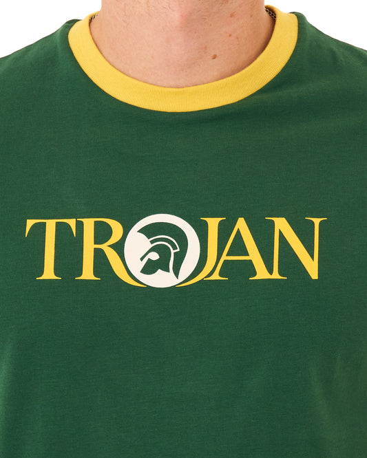 Trojan Trojan Helmet Logo T-shirt Green/Gold