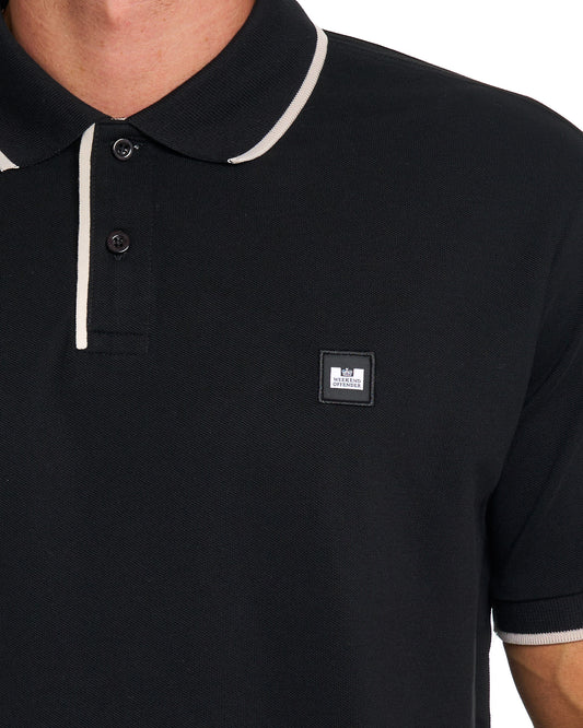 Weekend Offender Weekend Offender Cadwell Polo Shirt Black