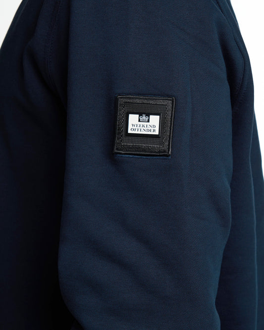 Weekend Offender Weekend Offender Thunder Crew Sweat Navy