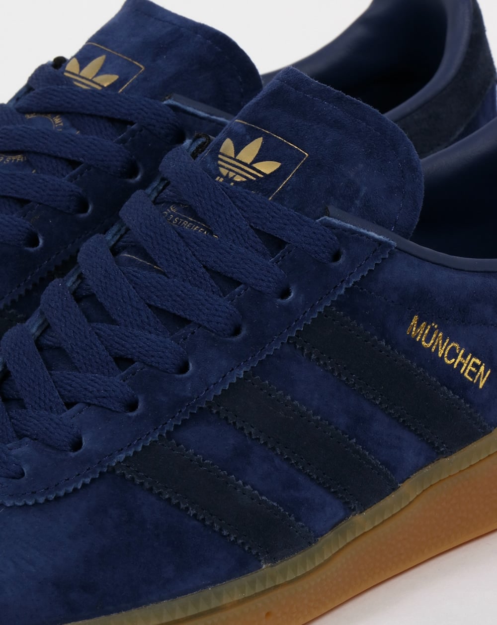 Adidas Munchen Trainers Rich Navy/Gold
