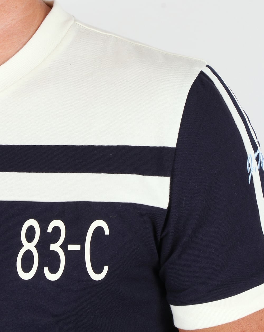 Adidas Originals 83-C T-shirt Navy/Off White