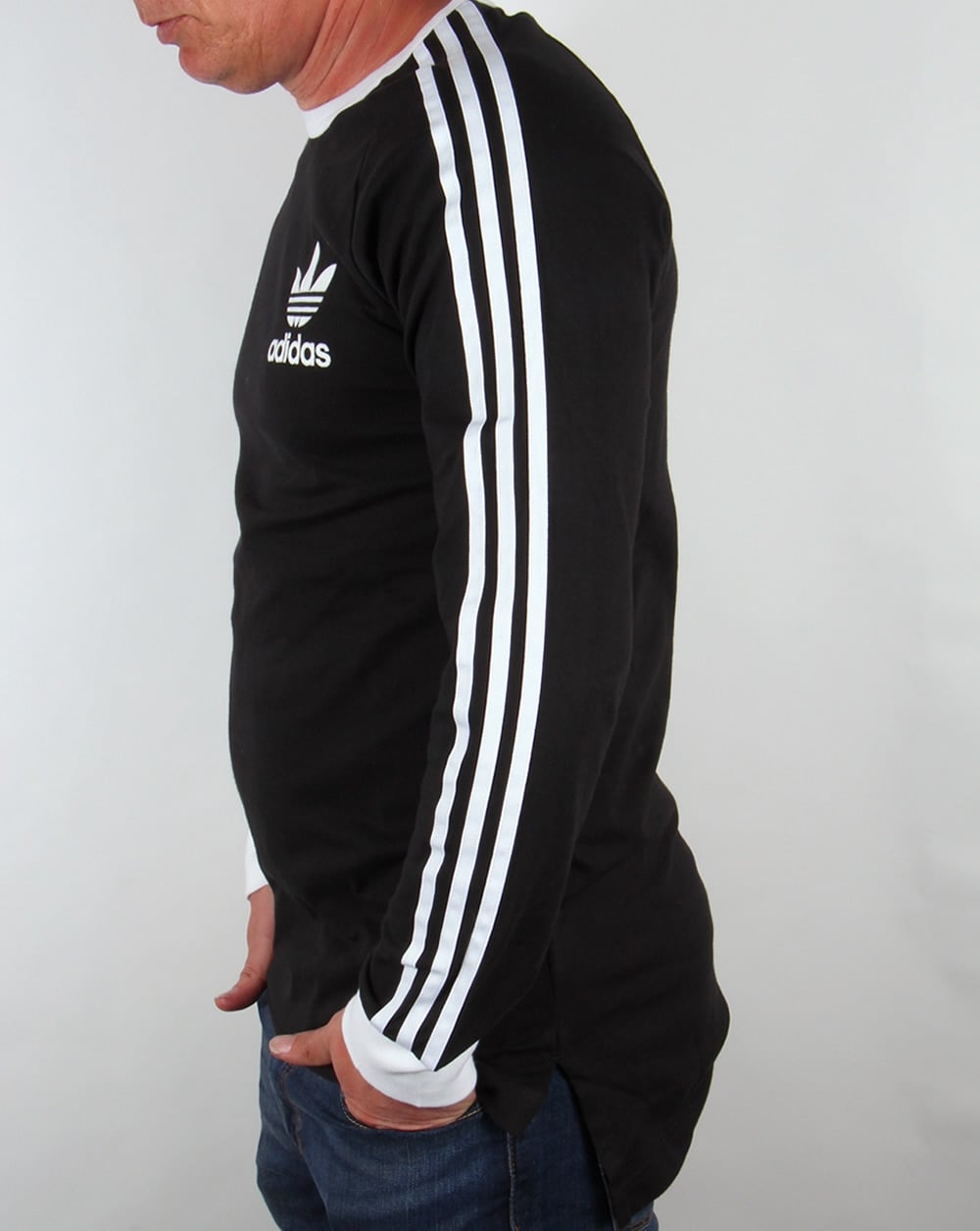 Adidas Originals Adicolour Long Sleeve T-shirt Black/White
