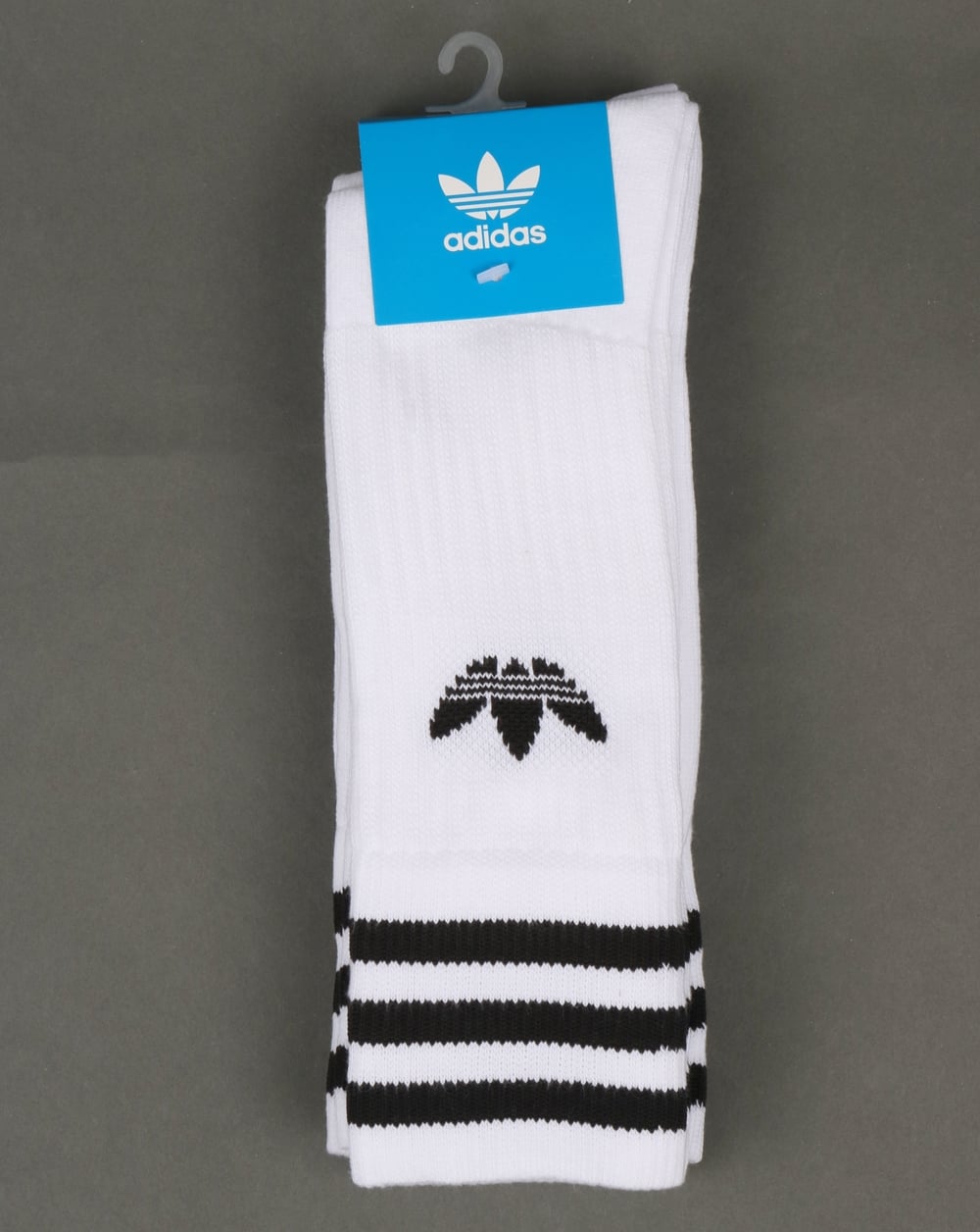 Adidas Originals Solid Crew Socks 3 Pack White/Black