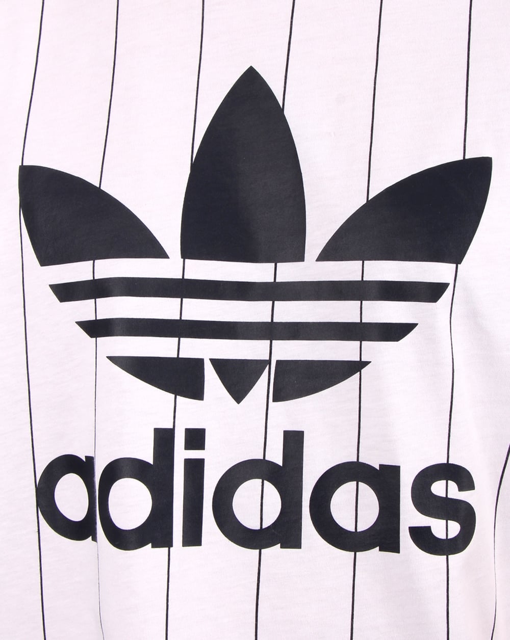 Adidas Originals TKO Pinstripe T Shirt White