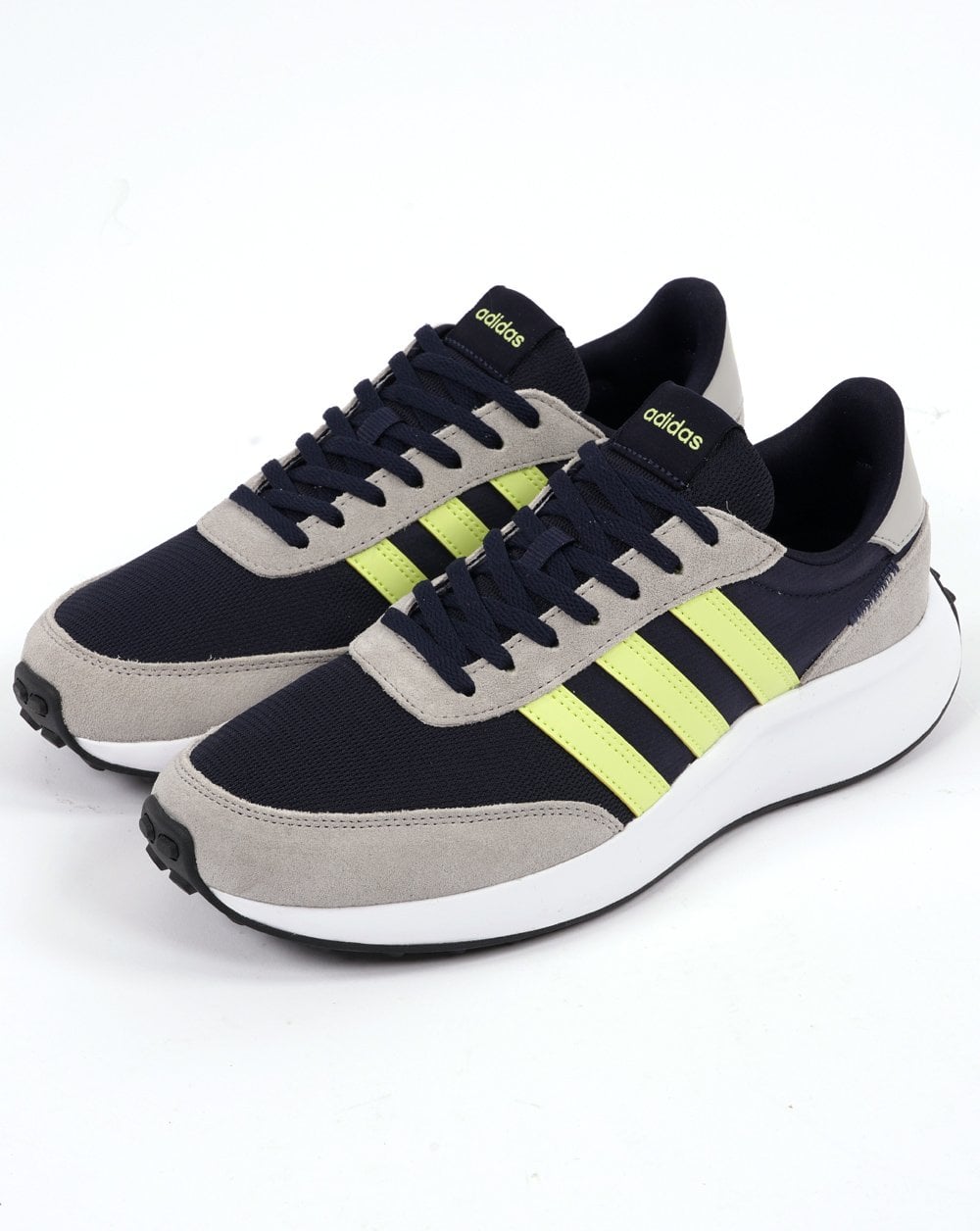 Adidas Run 70s Trainers Navy Blue/Lemon