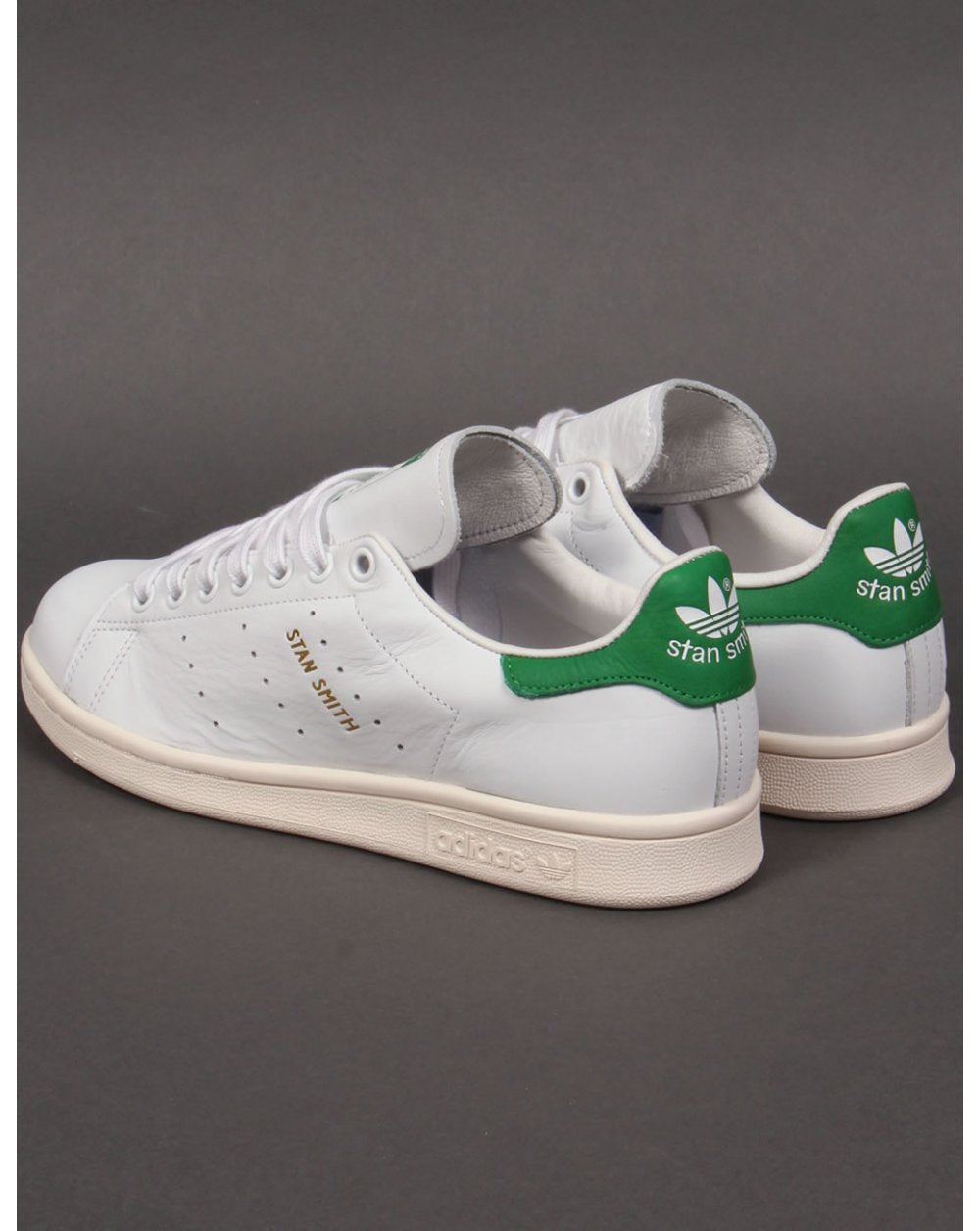 Adidas Stan Smith Trainers White/green/gold