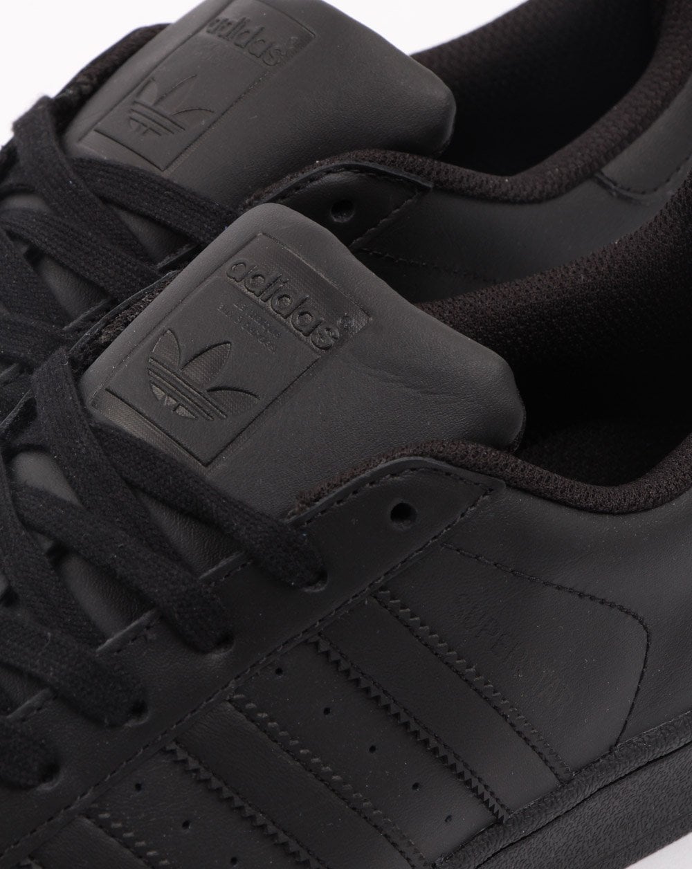 Adidas Superstar Trainers Triple Black