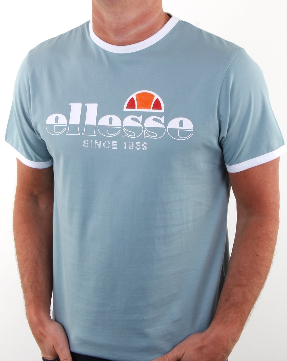 Ellesse Algila T Shirt Blue Stone
