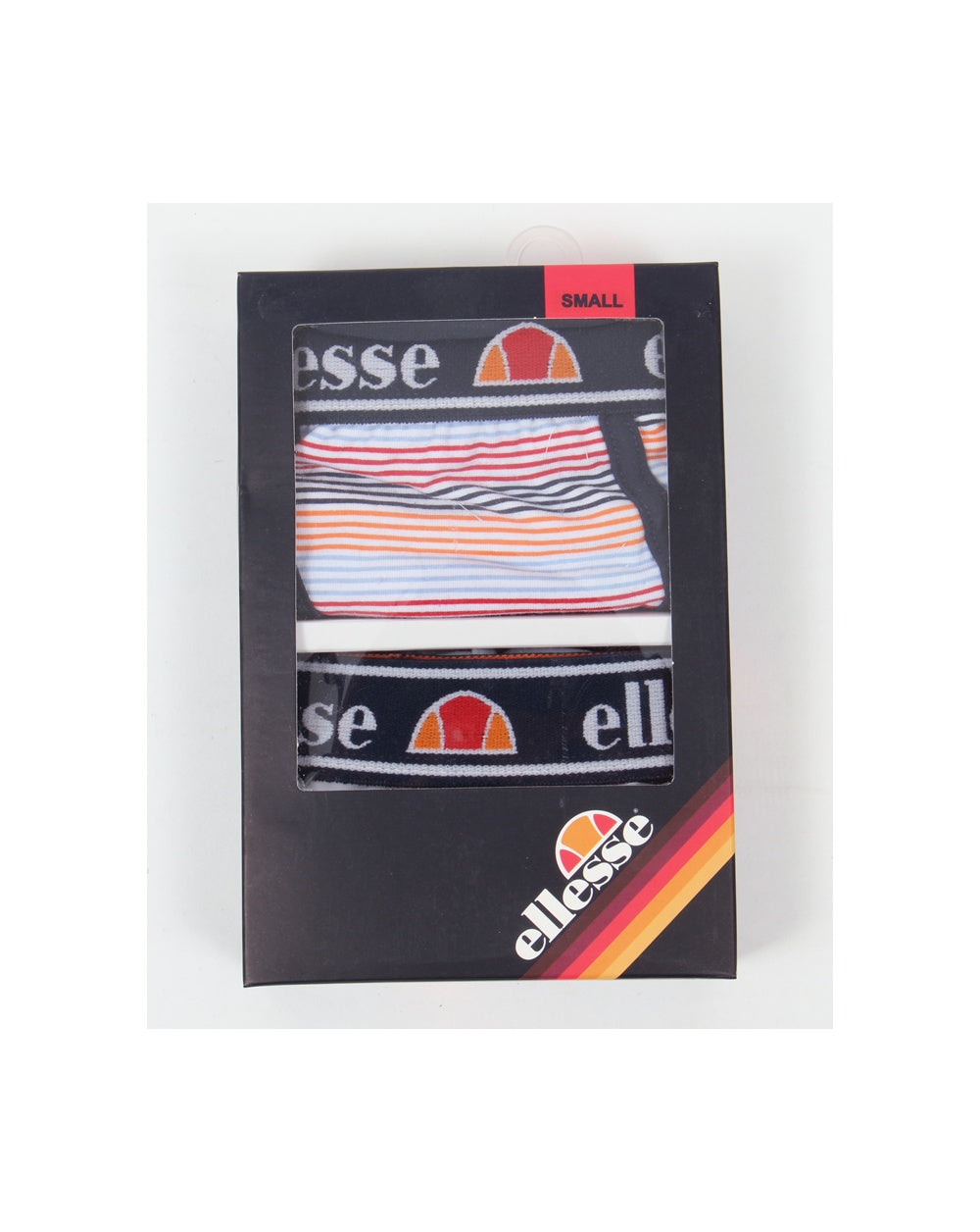 Ellesse Boxer Shorts Twin Pack White/multi