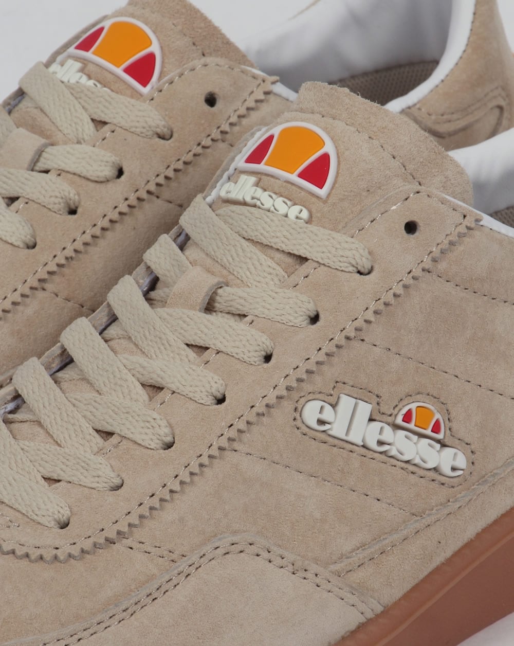 Ellesse Calcio Trainers Oatmeal/Gum
