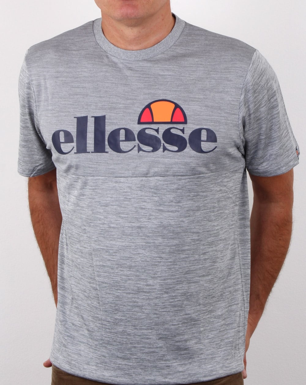 Ellesse Canzi T Shirt Grey Marl