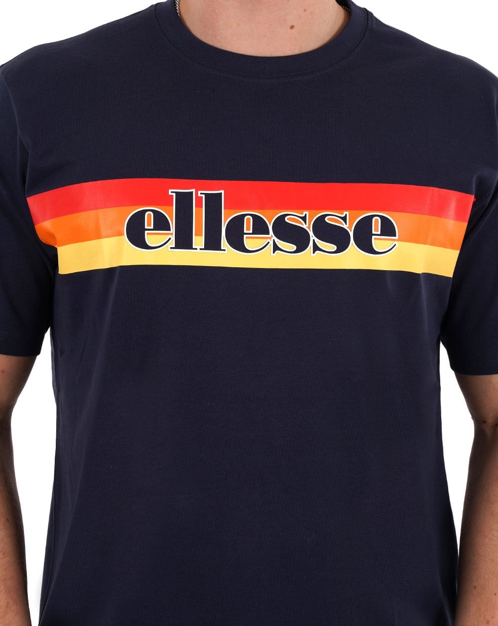 Ellesse Driletto T Shirt Navy