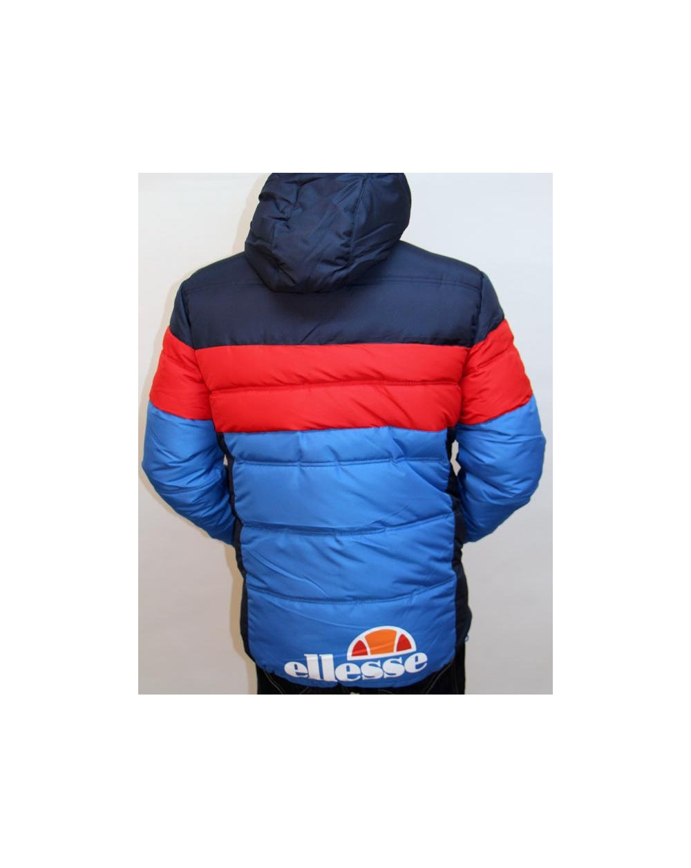 Ellesse Marinelli Padded Jacket Navy/red/royal Blue