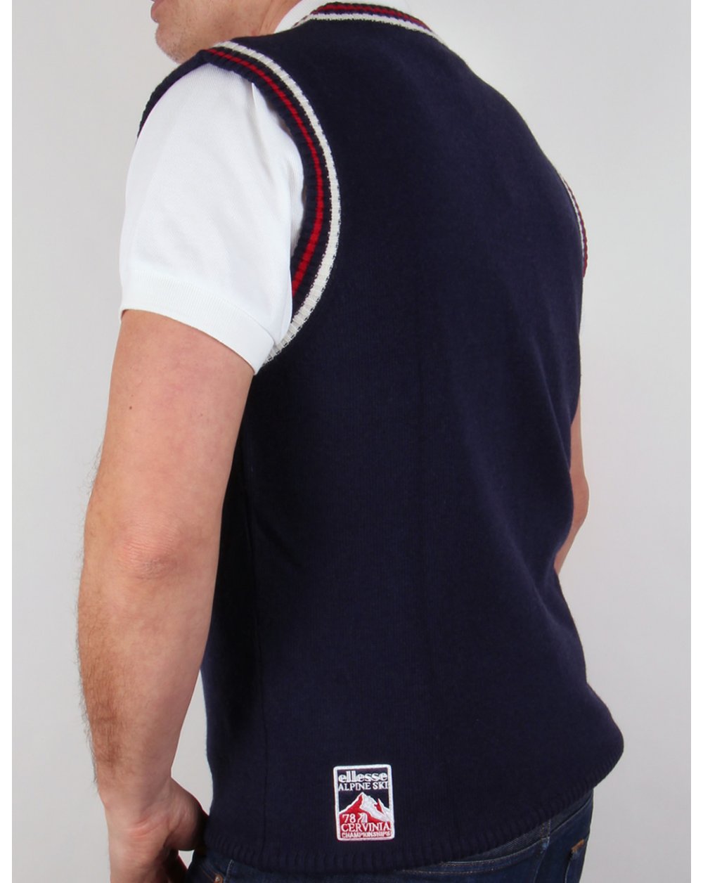Ellesse Penguin Grivola Tank Top Navy Blue