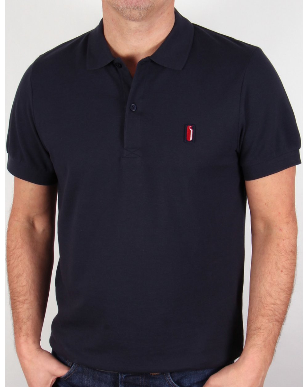 Ellesse Penguin Polo Shirt Navy Blue