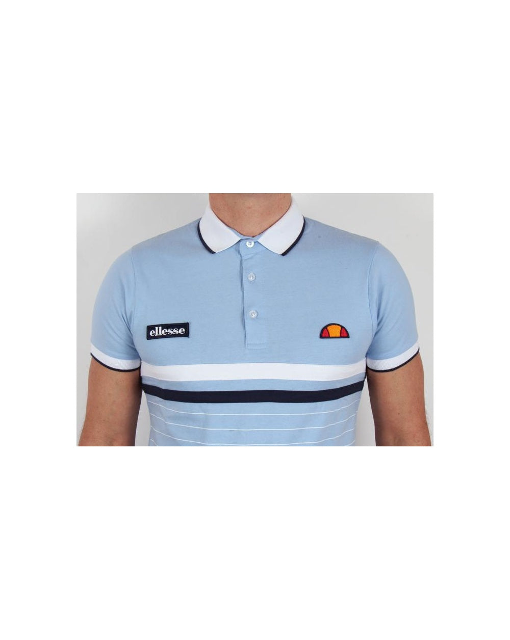 Ellesse Seppi Polo Shirt Sky Blue