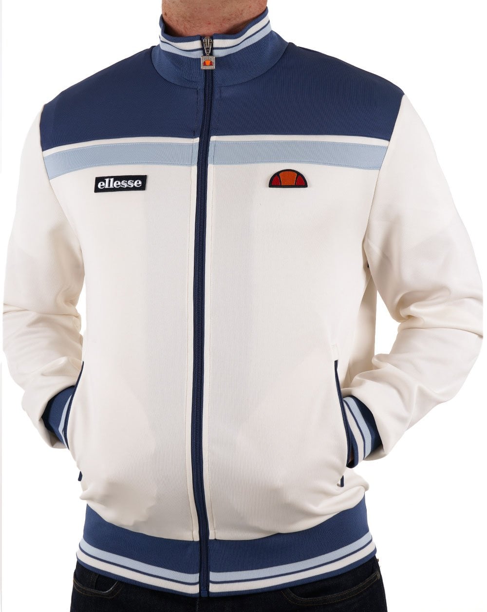 Ellesse Vignola Track Top Off White/Blue
