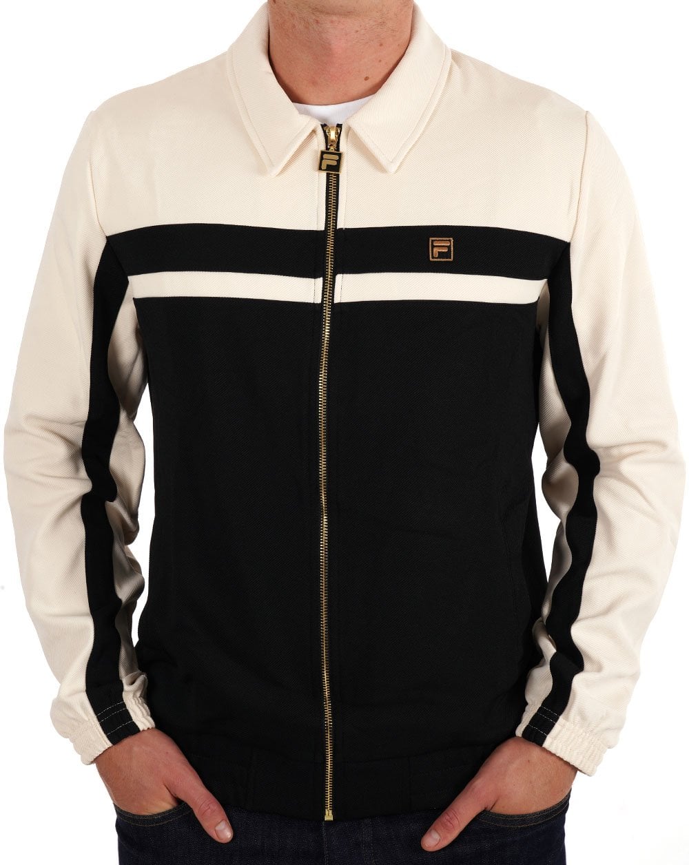 Fila Gold Bill Track Top Black / Ecru