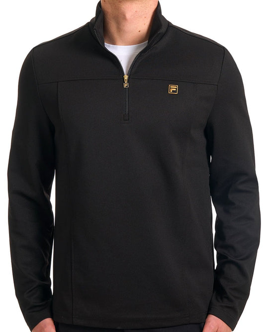 Fila Gold Fila Gold Hogan 1/4 Zip Top Schwarz