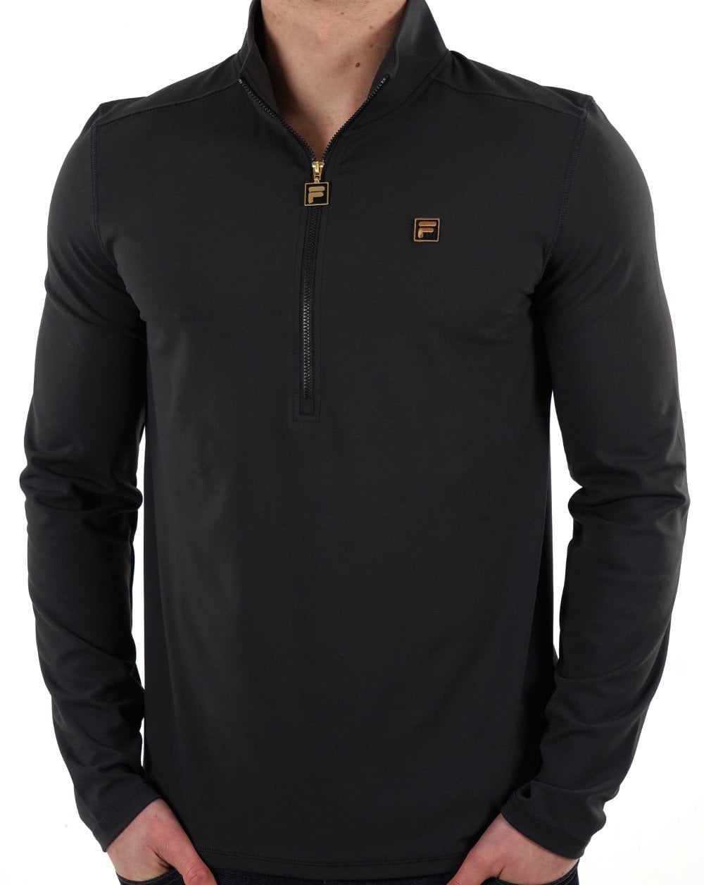 Fila Gold Zip Mid Layer Black