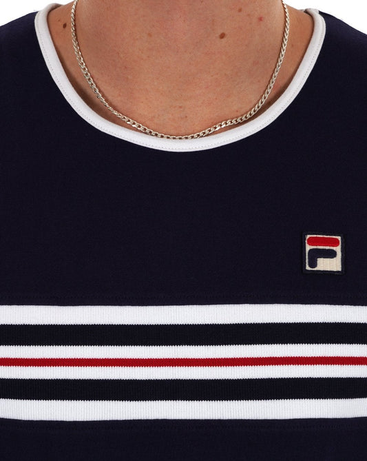 Fila Vintage Fila – Weste mit Vintage-Streifen auf der Brust, Marineblau