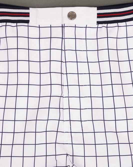 Fila Vintage Fila Vintage High Tide Check Shorts Weiß
