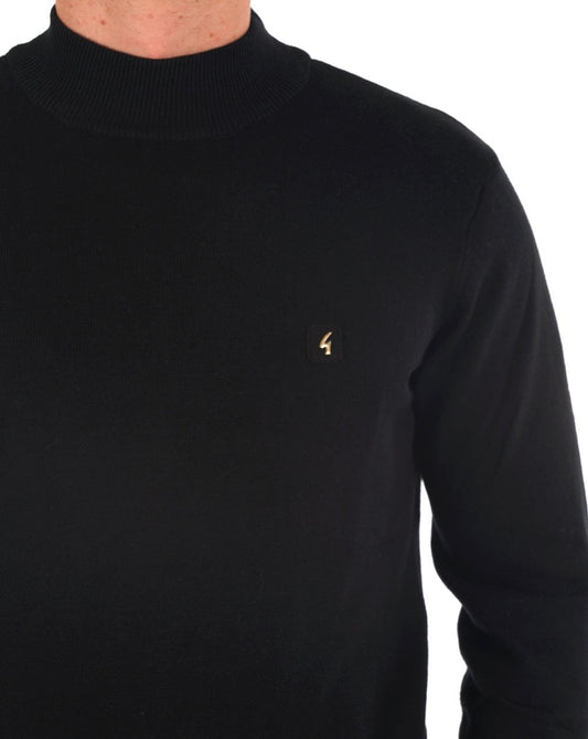 Gabicci Vintage Gabicci Vintage Duke Rollkragenpullover Schwarz