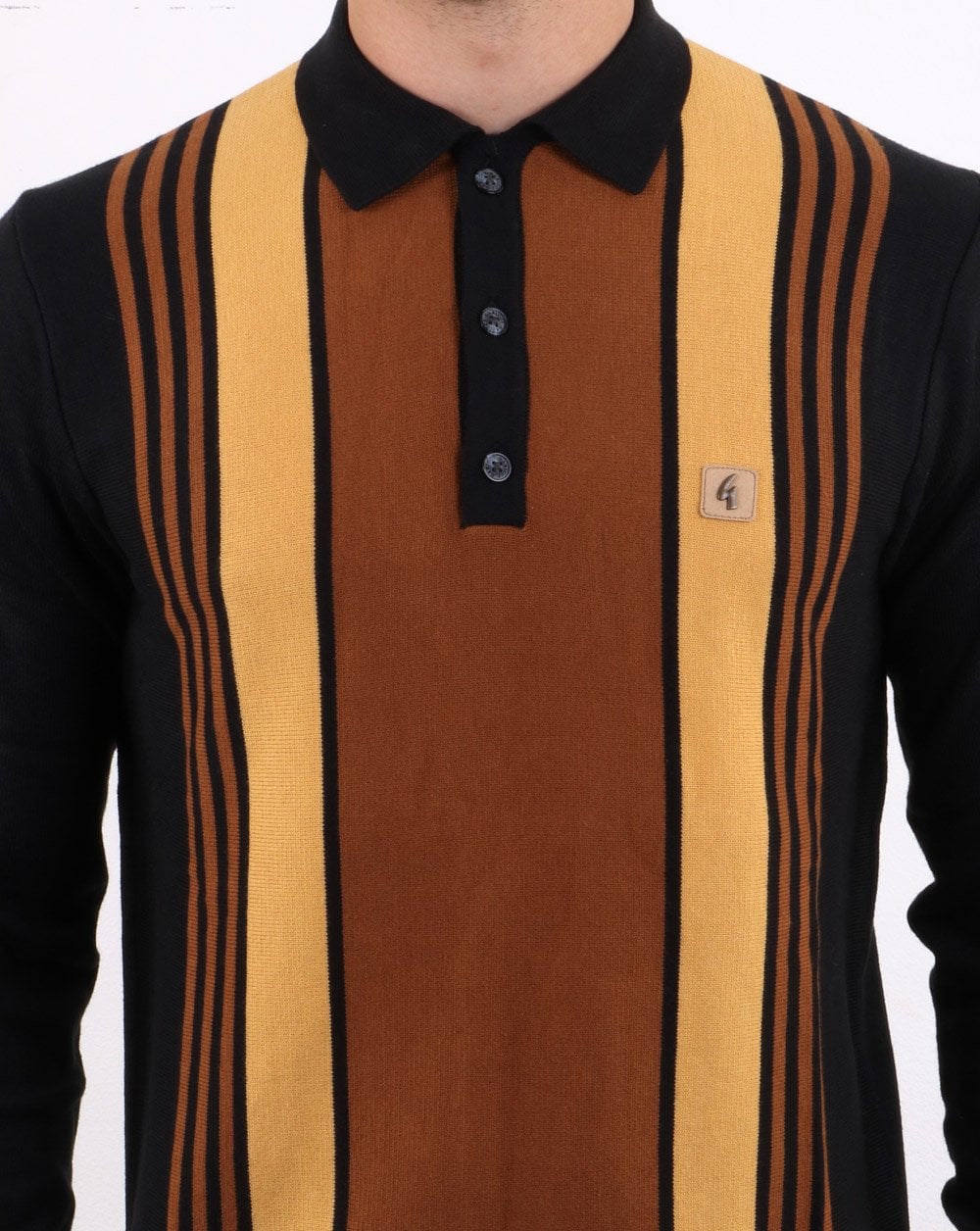 Gabicci Vintage Searle Polo Shirt Black