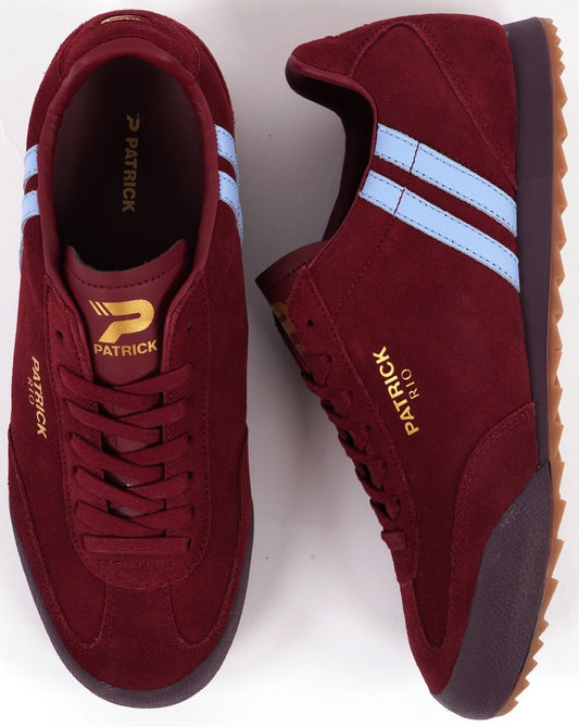 Patrick Patrick Rio Sneaker Weinrot/Himmelblau