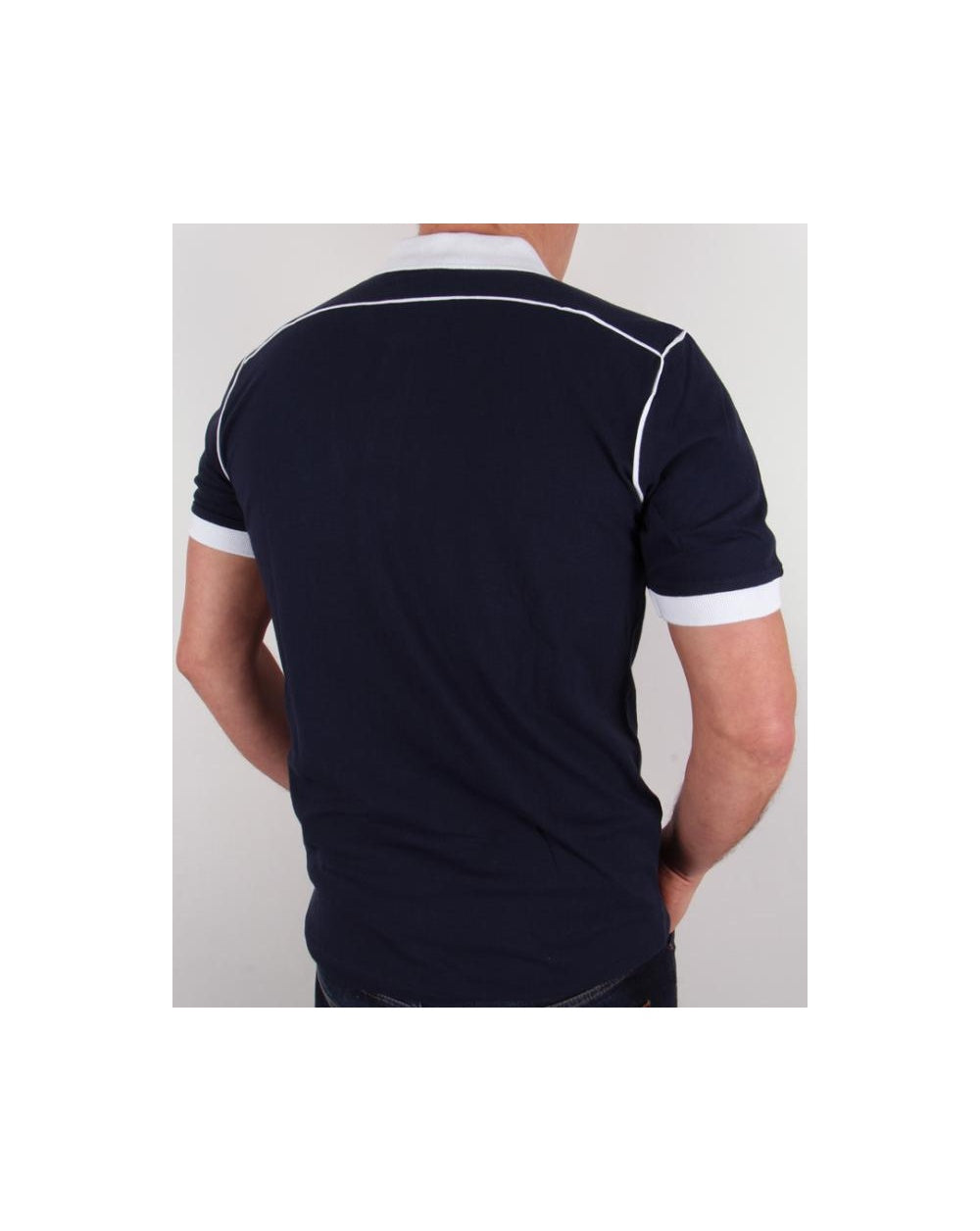 Sergio Tacchini Ace Polo Shirt Navy