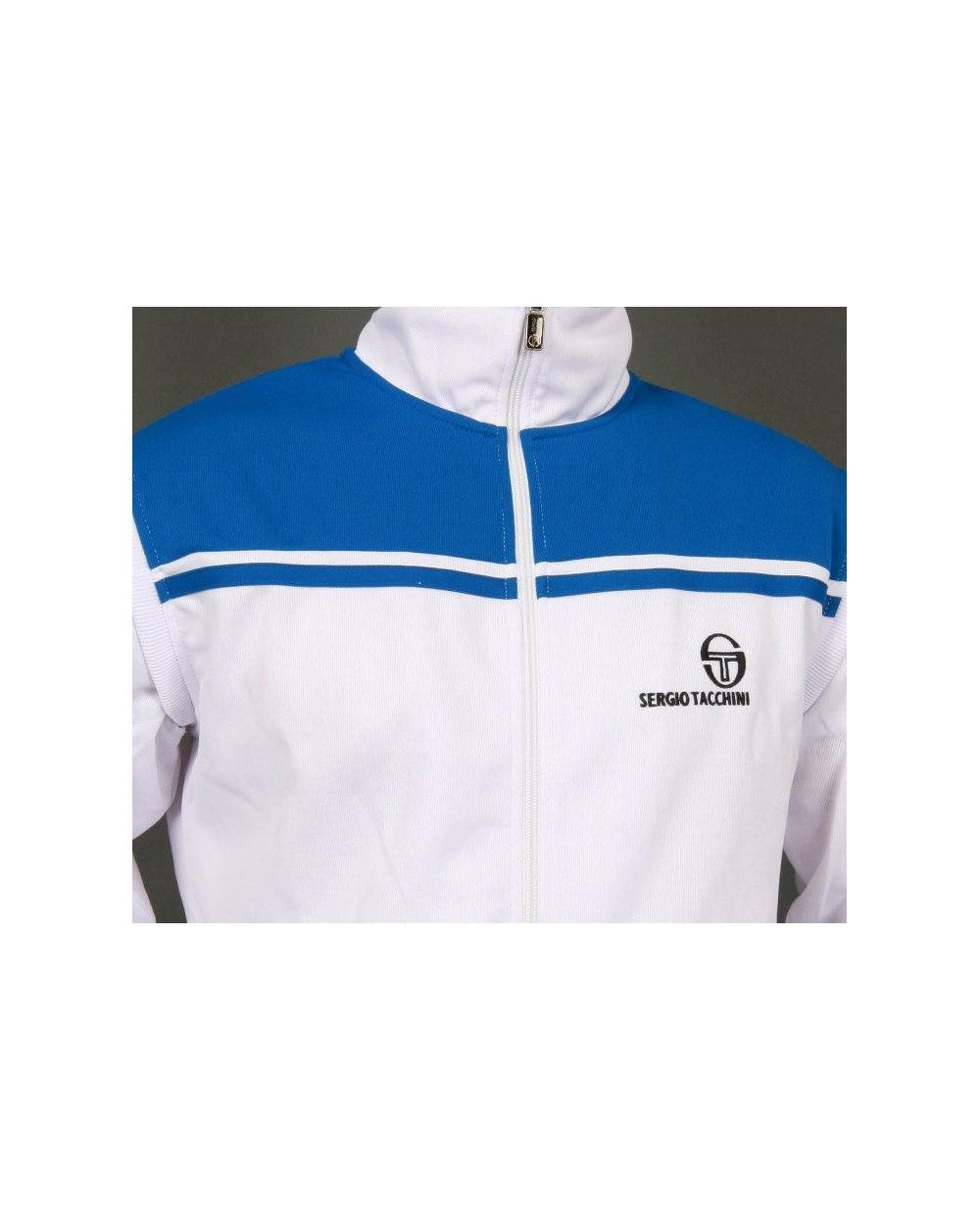 Sergio Tacchini New Young Line Track Top White/royal Blue