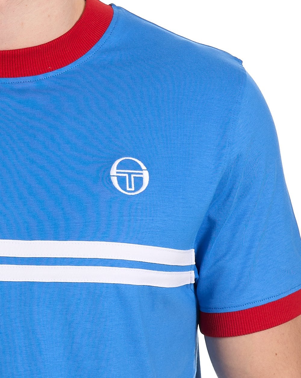 Sergio Tacchini Supermac T-Shirt Blau/Rot