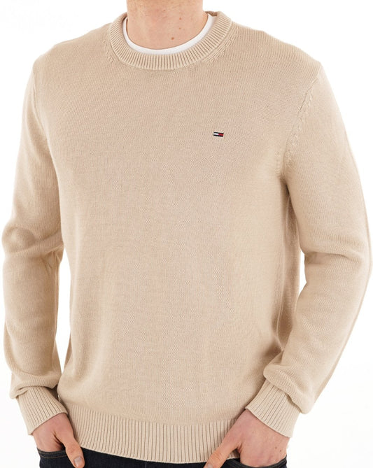 Tommy Hilfiger Tommy Jeans Essential Crew Pullover Sand