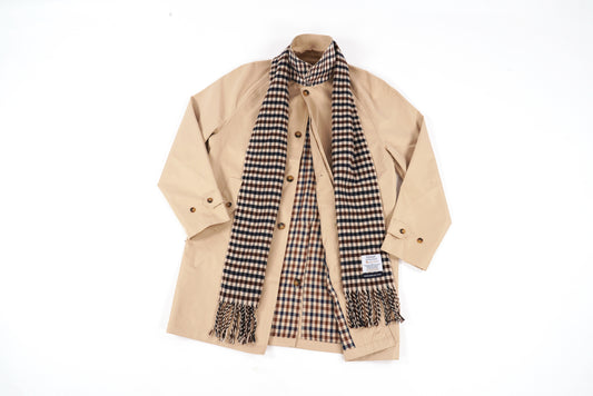 Aquascutum Archival Mac and Scarf