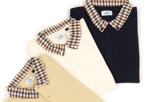Aquascutum Club Check polo shirt