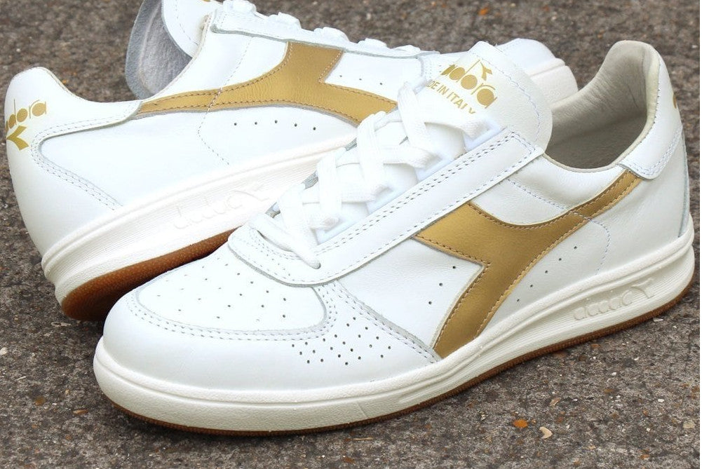 Diadora Borg Elite Made In Italy White Gold